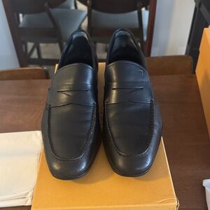 Men's Mocassino Gomma Leggera Leather Penny Loafers UK 8 (US 9)
